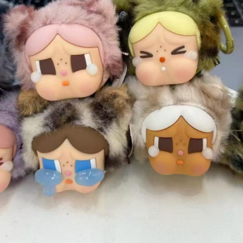 1 шт. Брелок в виде фигурки, Серия Crybaby Wild But Cutie, Виниловая плюшевая подвеска, Украшение для сумки, Фигурки, Куклы, Модель, Подарок