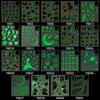 Сделай сам Виниловое украшение для дома Детская спальня Ночной свет Луна Светится в темноте Флуоресцентная наклейка Звезда Светящиеся наклейки на стену