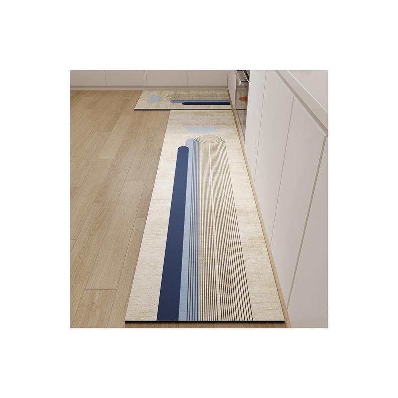 Коврики для кухни Wabi-Sabi Square: Впитывающие, нескользящие, мягкие, износостойкие, простые в уходе коврики из диатомовой грязи