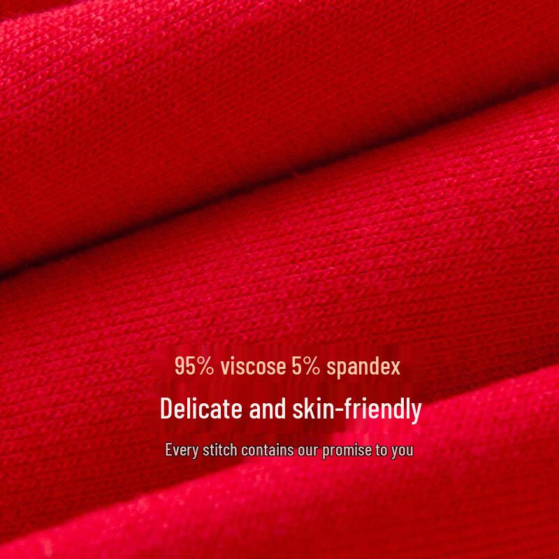 LANGSHA Мужские праздничные красные модальные боксеры-брифы, 2 шт.