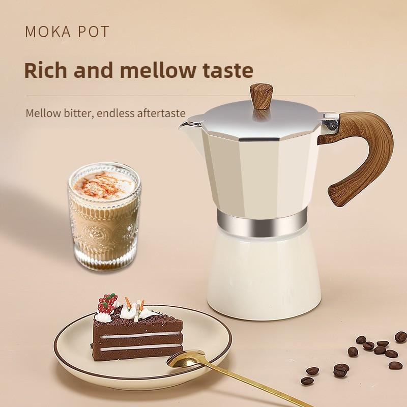 150 мл/300 мл Итальянские приспособления для экстракции эспрессо Бытовое устройство для заваривания кофе Портативная алюминиевая мока-кофеварка