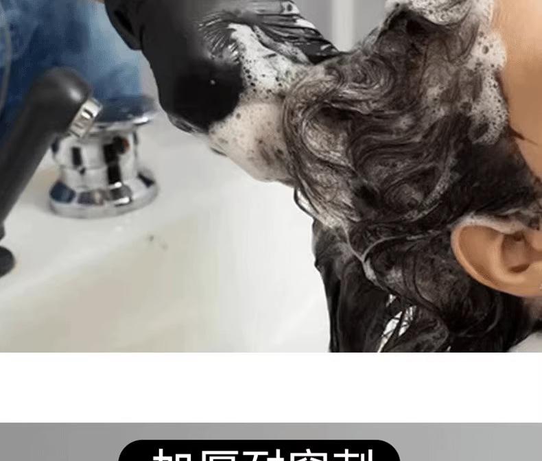 Black Nitrile Oil-Resistant Non-Slip Thickened Disposable Gloves for Industrial and Household Use