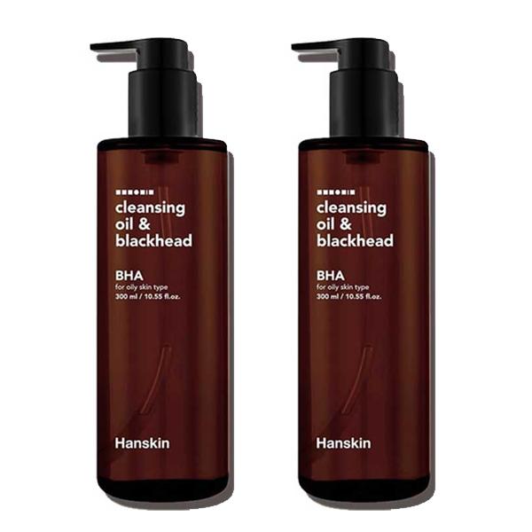 Hanskin Cleansing Oil & Blackhead AHA, BHA, PHA, 300мл, корейская очищающая косметика, популярный продукт