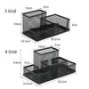 Mesh Design Pencil Storage Box 3/4 Grid Desk Stationery Organizer Pen Holder  Education