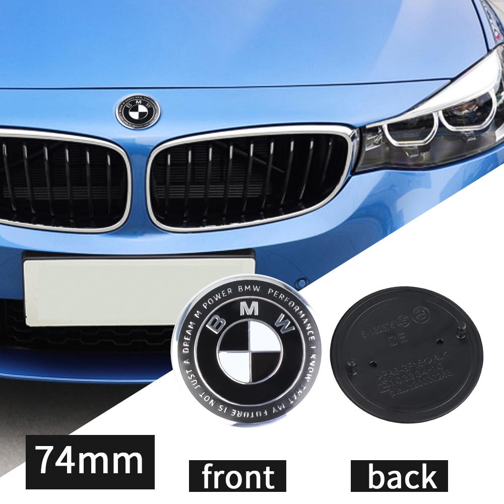 Car Wheel Center Cover Hubcaps Steering Wheel Badge Front Hood Emblem Rear Logo Decoration For BMW M M3 M5 X2 F01 F20 F10 X5 E36 RXDMV1