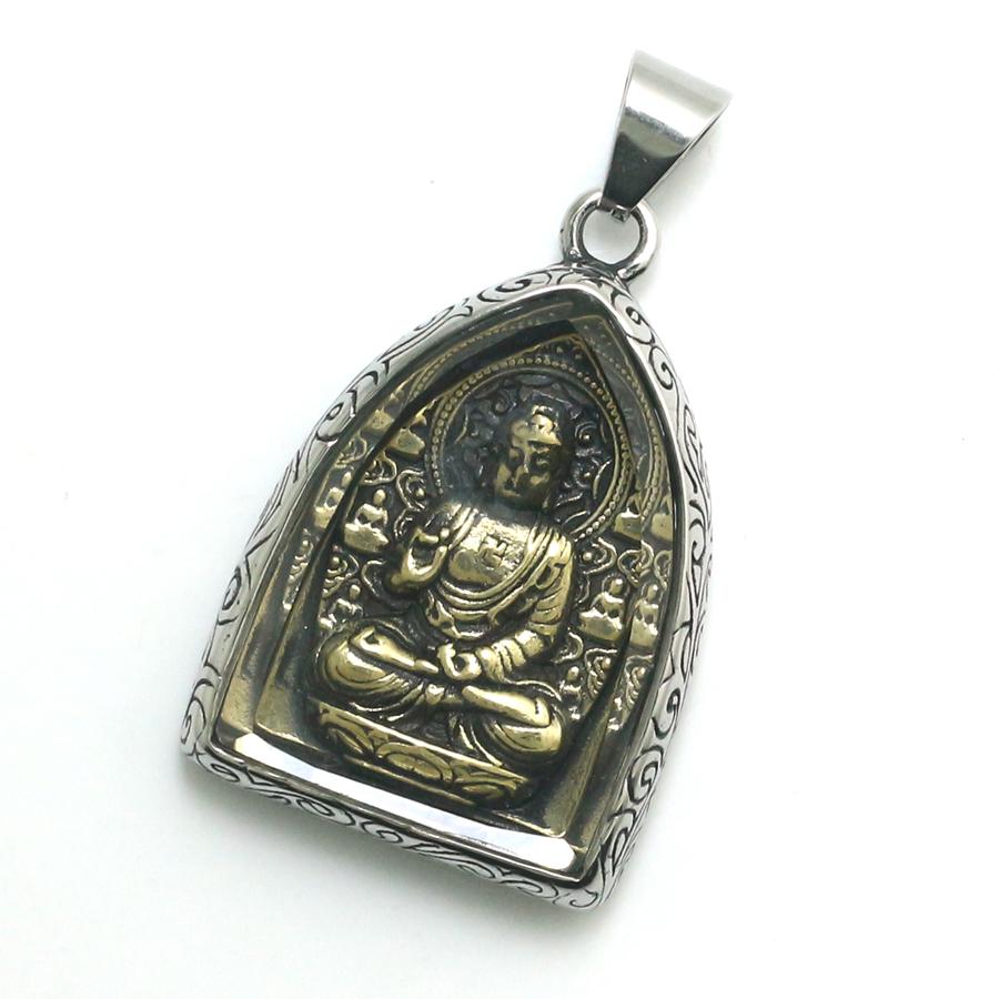 Подвеска «Защита Будды» унисекс из нержавеющей стали 316L