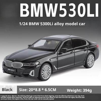 2026 Новый Масштаб 1/24 BMW 530 Сплав Литье под Давлением Классическая Модель Автомобиля Звук Свет Оттяжка Подарок Ребенку Коллекционная Игрушка Симуляция Игрушка Коллекция Украшения