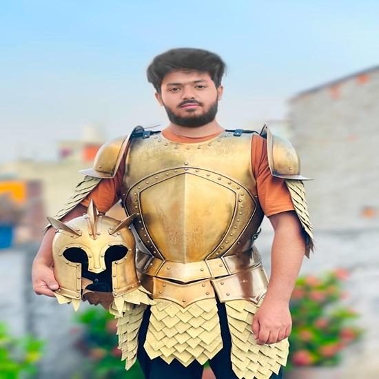 Lord of the Rings Cosplay Costume Armour  Medieval Armor Knight Half Suit Halloween Costume Best Gift For Him