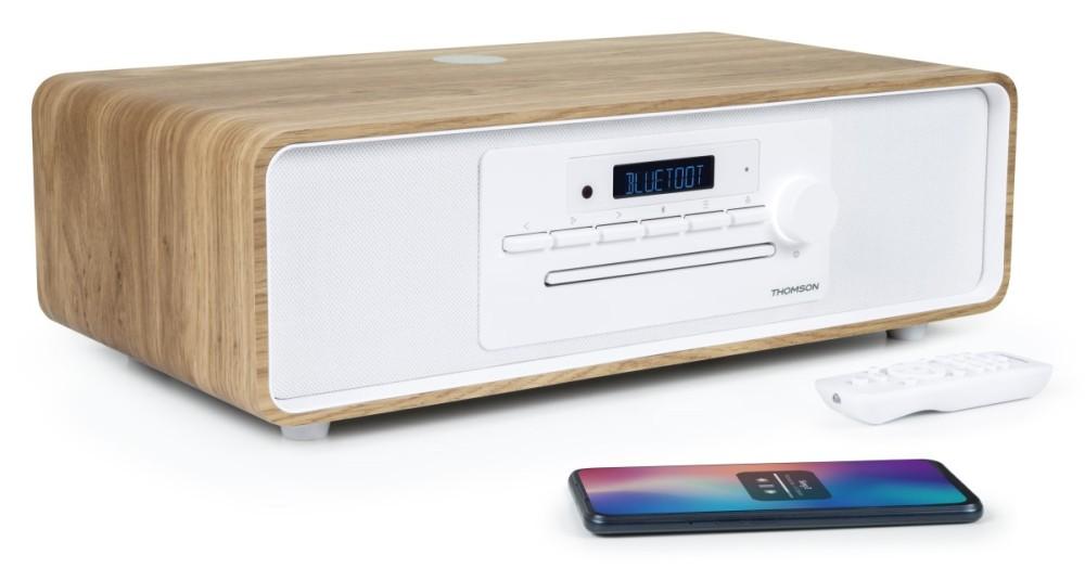 Thomson MIC301IBT - mikro system z radiem FM CD/MP3/USB i Bluetooth - biały, Thomson