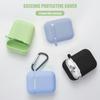 Для Airpods 4 защитный чехол силиконовый беспроводные наушники матовый Macaron сплошной цвет TPU окрашенный защитный чехол Air Pods 4