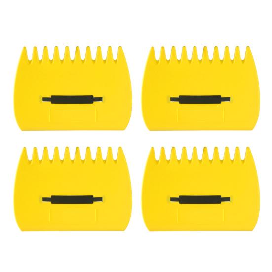 2 пары лопат для листьев ручных грабель большой пластиковый захват для листьев когти садовые лопаты для сбора листьев травы скошенной травы веток мусора