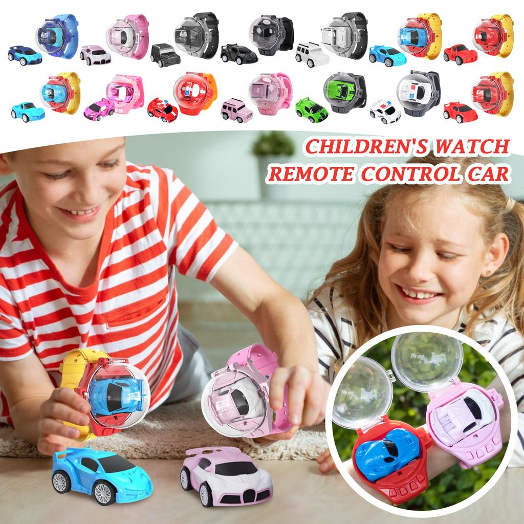 Children's Watch Remote Control Car Electric Alloy Car Parent-child Interaction 2.4G Remote Control Racing Toy