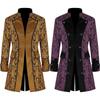 Mens Gothic Trench Coat Medieval & Renaissance Steampunk Victorian Long Jack