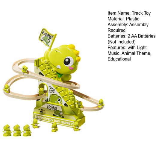 Yousheng электрическая игрушка-горка для скалолазания в виде животных со светодиодной подсветкой и музыкой для детей, обучающая автоматическая лестница для восхождения в виде динозавра и кролика, американские горки