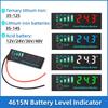 1 шт. Светодиодный дисплей Индикатор уровня заряда батареи DC7-55V ЖК-дисплей Измеритель Электронный
