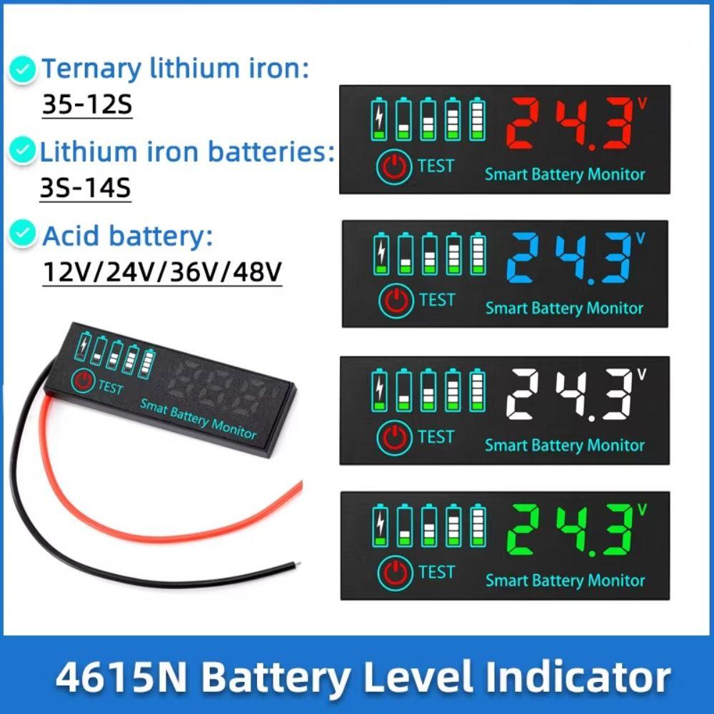 1Pcs Meter Module Lead Acid Battery Tester LED Display Battery Charging Tester  Electronic