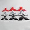 3D ABS Car Front Grille Trunk Steering Wheel Logo Sticker For Mitsubishi Lancer Lancer EX Galant ASX Outlander Pajero Eclipse