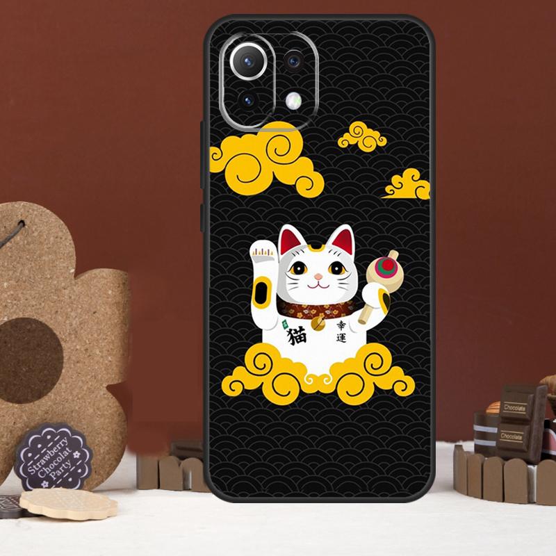 Японский Кот Удачи Художественный Чехол Для Xiaomi 15 Ultra 14 15T 13T 14T 17 Pro Max POCO F8 Ultra X7 X5 X6 F5 F6 F7 Pro Чехол