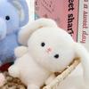 16Cm Animal World Plush Toys Elephant Raccoon White Rabbit Forest Animals Appease Playmate Calm Doll Christmas Gifts