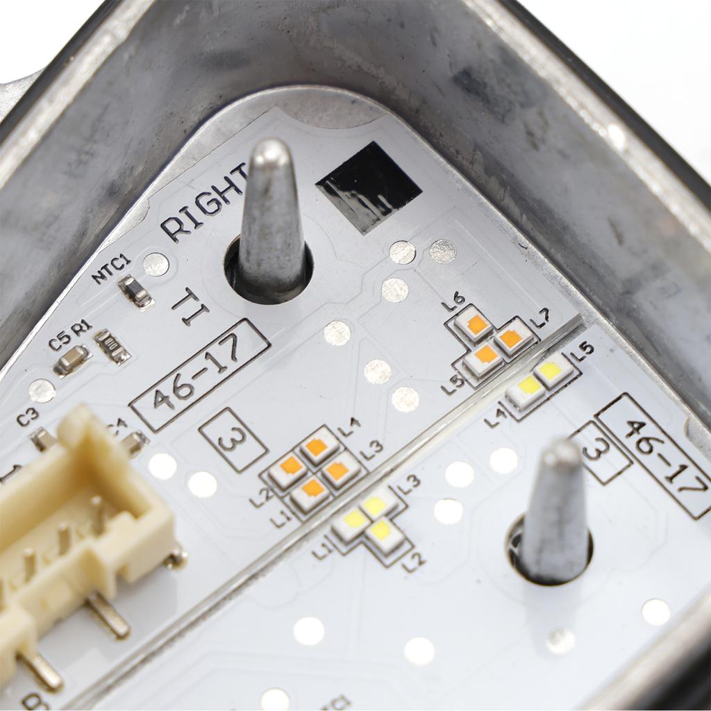 2 ШТ. Левый+Правый Модуль Светодиодной Дневной Ходовой Лампы Фары с Радиатором 6F0941475/76 для SEAT