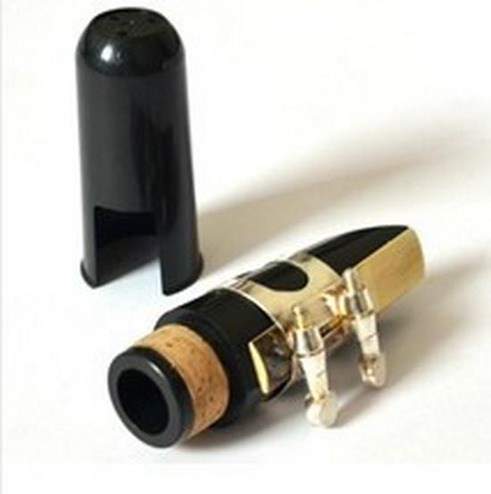 Black Plastic Clarinet Mouthpiece Wind Instrument Accessory