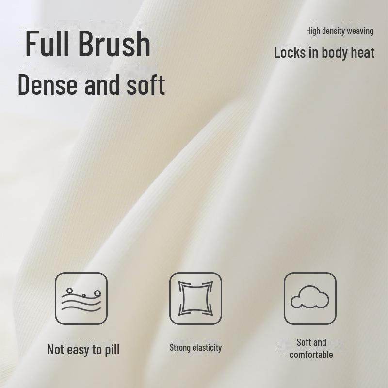 Женская рубашка облегающего кроя из смесовой шерсти со средним вырезом и длинными рукавами на осень/зиму