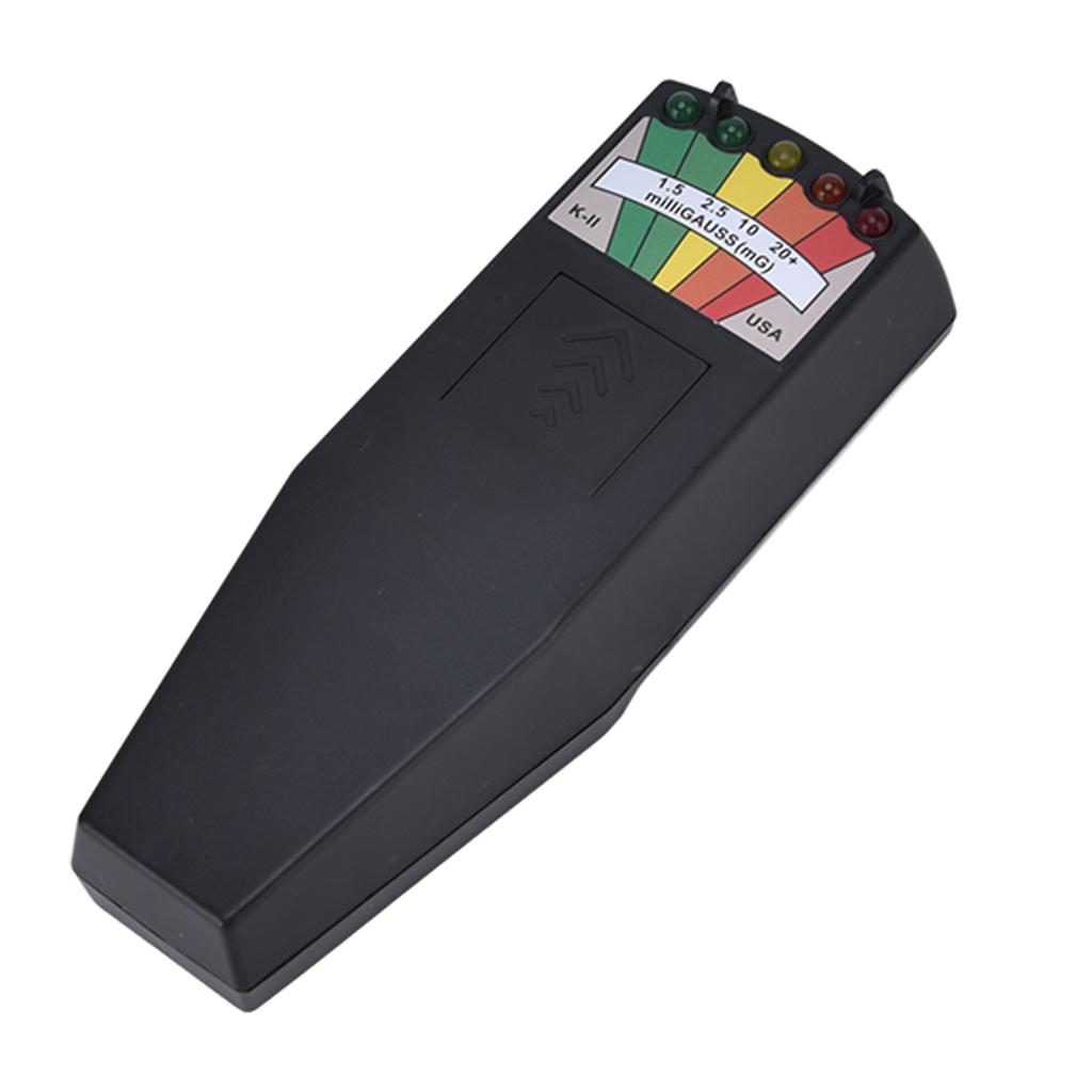 EMF Detector Colored LED Light Sensitive EMF Magnetic Field Radiation Tester Home Appliance