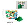 Chinese New Year Dragon Dance Decoration Paper Dancing Dragon Chinese Wedding Hand Held Toys 3D Paper Dragon Photo Props