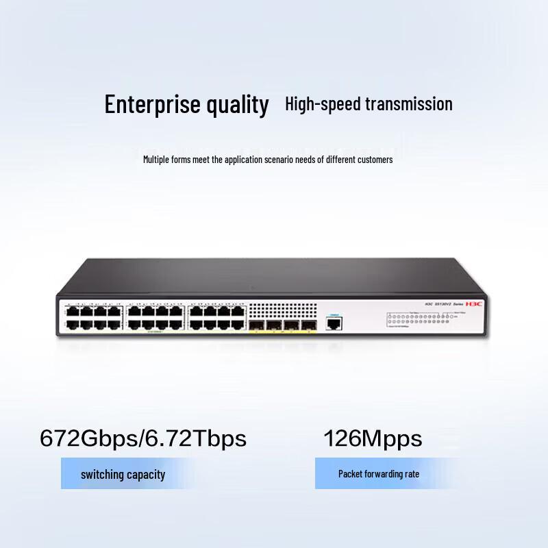 H3C S5130V2-28P-LI Gigabit Managed Network Switch