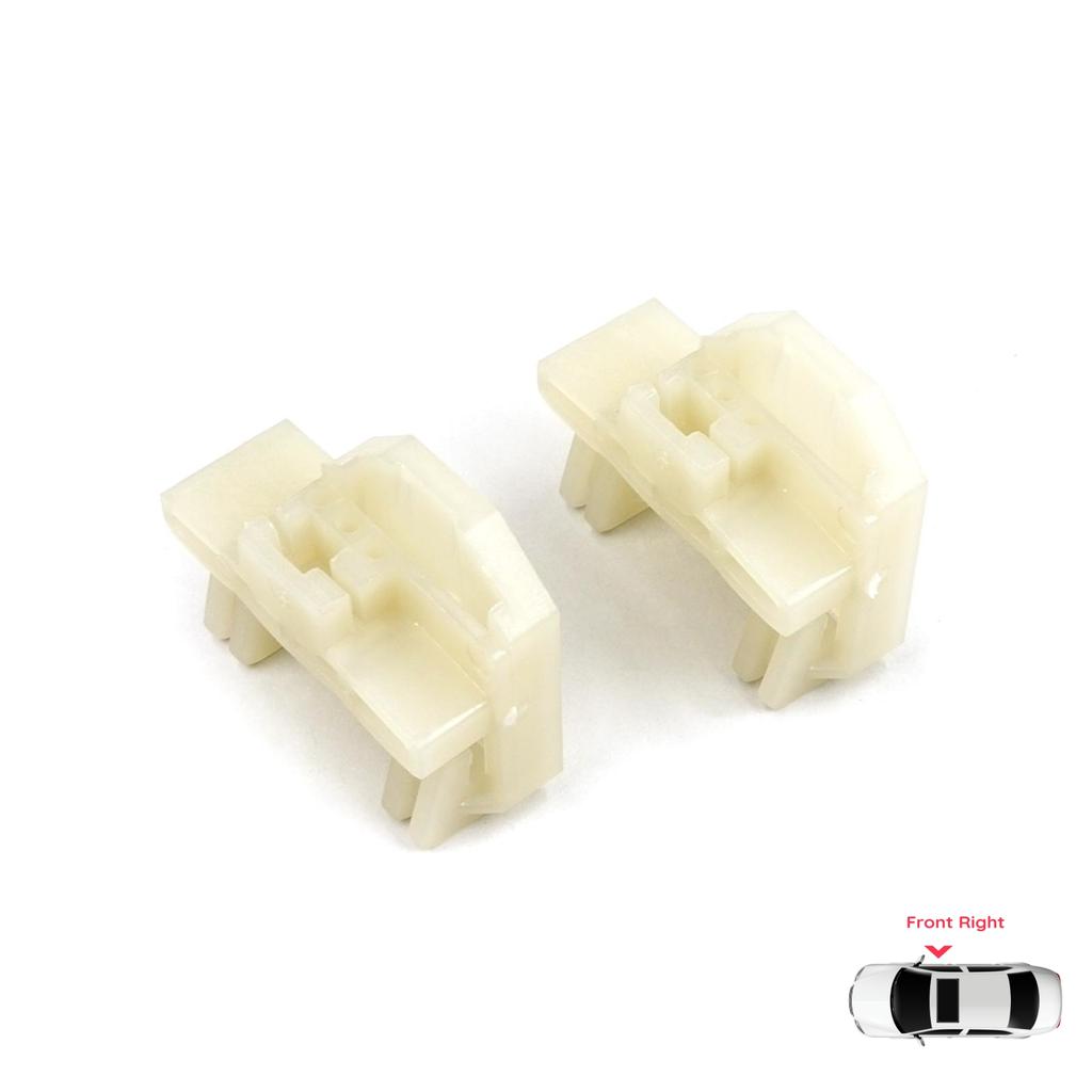 V1BWR47 Window Regulator Guide Clips Front Right for Pontiac Grand Am Sunfire Oldsmobile Alero Cutlass Chevrolet Cavalier Malibu