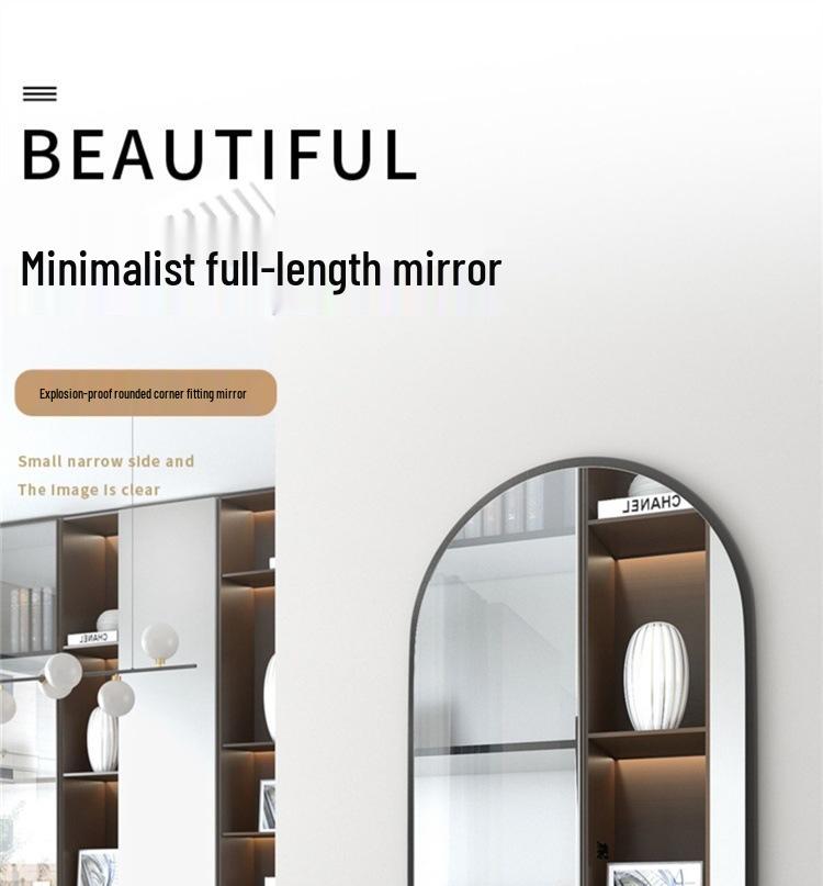 Настенное зеркало в полный рост для спальни девочки - Не требует сверления, Зеркало для примерок, достойное Инстаграма