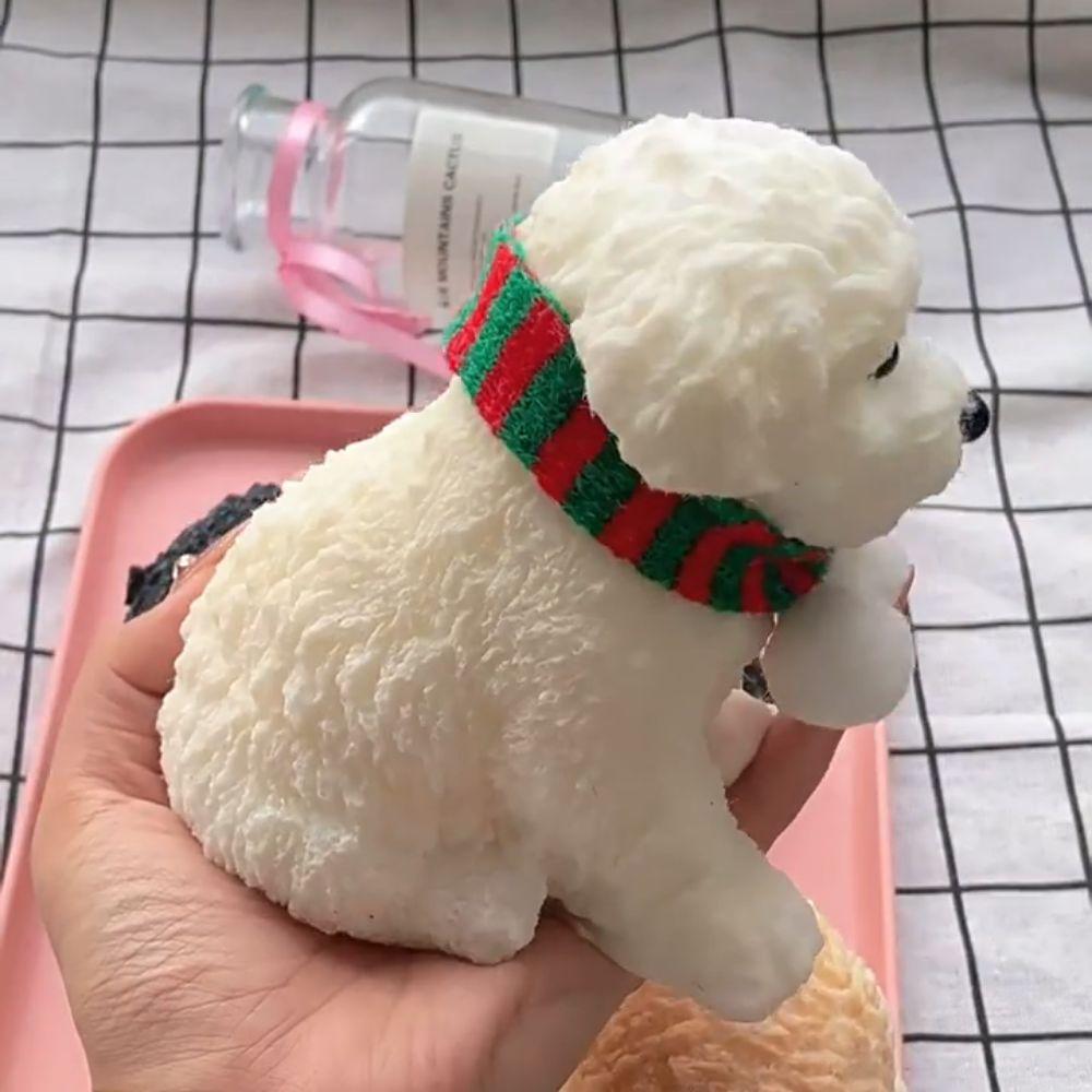Animal Simulation Dog Squeeze Toys Cartoon Dog Fidget Toy Big Dog Doll Squeeze Toy Mini Ornaments