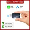 Мини-адаптер 2 в 1 с проводного на беспроводной CarPlay и Android Auto 5 ГГц WiFi5 для оригинальных автомобилей с проводным CarPlay/Auto