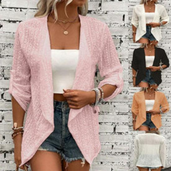 Женский трикотажный повседневный костюм-двойка однотонной расцветки - Коллекция Осень/Зима