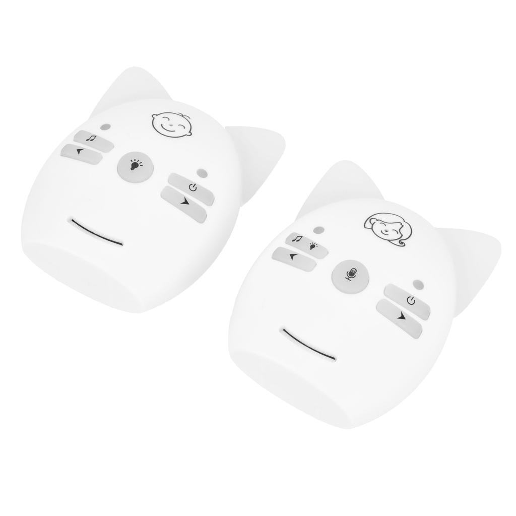 V30 Digital Audio Baby Monitor Portable Alarm Sensitive Wireless Two Way Baby Cry DetectorWhite US