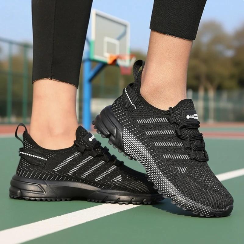 Exclusive Design Women Casual Sneakers Trendy Mesh Breathable Rubber Platform Running Shoes Must - Have Sneakers for This Season