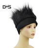 Hairy Costume Headband Empty Top Design Headband Wig Decor Elastic Soft Headgear Ball Fan Hair Accessory