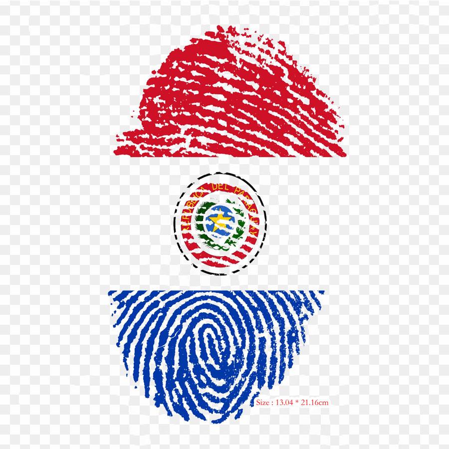 Finger Print Hand Print Dlan Fingerprint Iron On Heat Transfer Printing Vinyl Patches Sticker for Clothes DIY Appliques Washable Patches