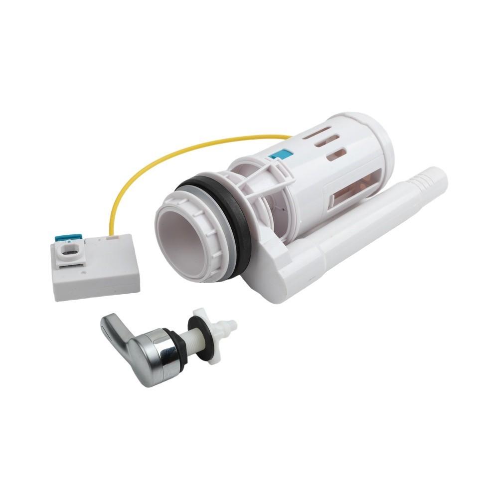 Toilet Tank Dual Flush Valve White Wire-controlled Drain Valve