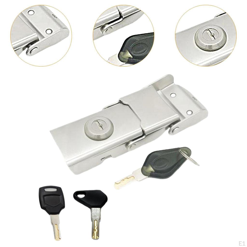Motorcycle Rear Trunk Box Lock Replace Easy To Install Stable Anti- Locking Tool for Saddlebags