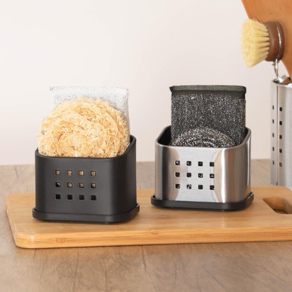 Metal Storage Rack Multifunctional Drain Box High Quality Sponge Drain Rack Countertop