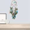 1Pc Turquoise Colored Feather Tree of Life Dream Catcher Ornaments for Wedding Home Decor Party Favors Gifts for Friends