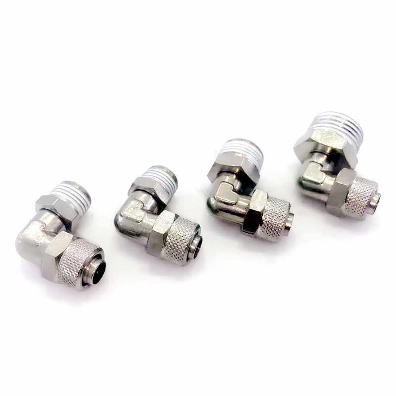 Locknut Right-Angle Terminal Connector