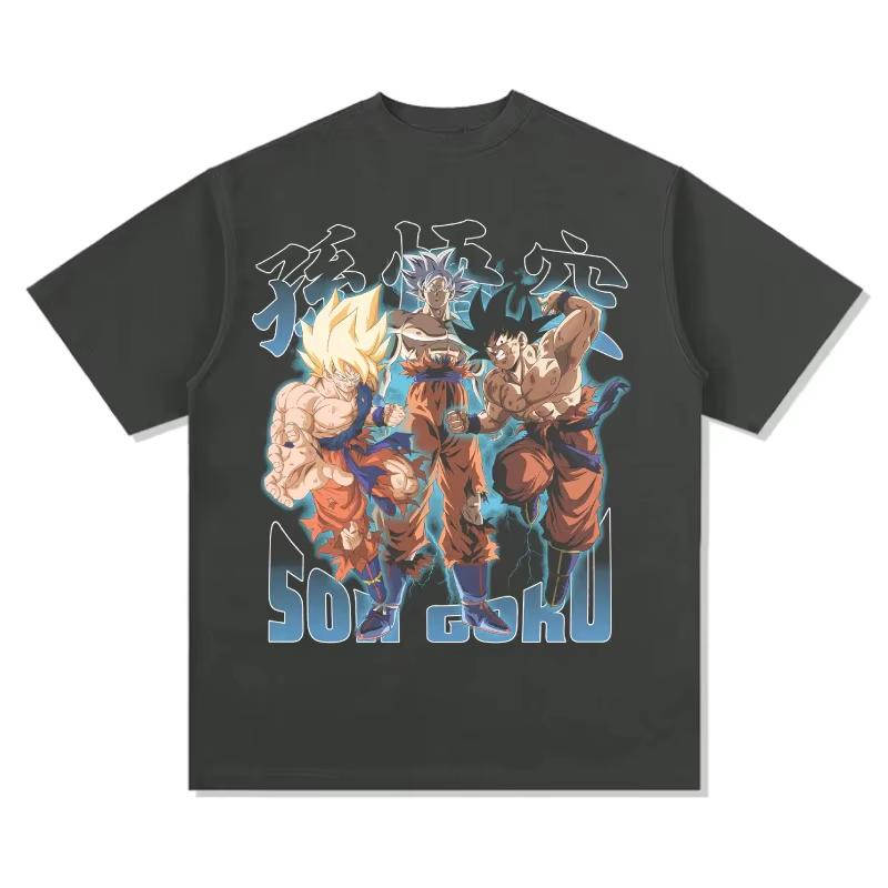 Dragon Ball Japanese Anime Cotton Y2K Tshirt Summer Unisex and Women Anime Enthusiasts Casual Ventilate Fashion Streetwear Shirt