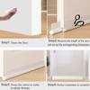 1pc Door Bottom Sealing Strip, Adjustable Weatherstrip Under Door Draft Stopper, Anti-cold One Side Foam Blocker, Weather Strip