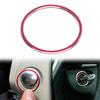 Ignition Inner Ring Trim Car Decoration Replacement for MercedesBenz A B C E Class CLA CLS GLC GLE(Red )