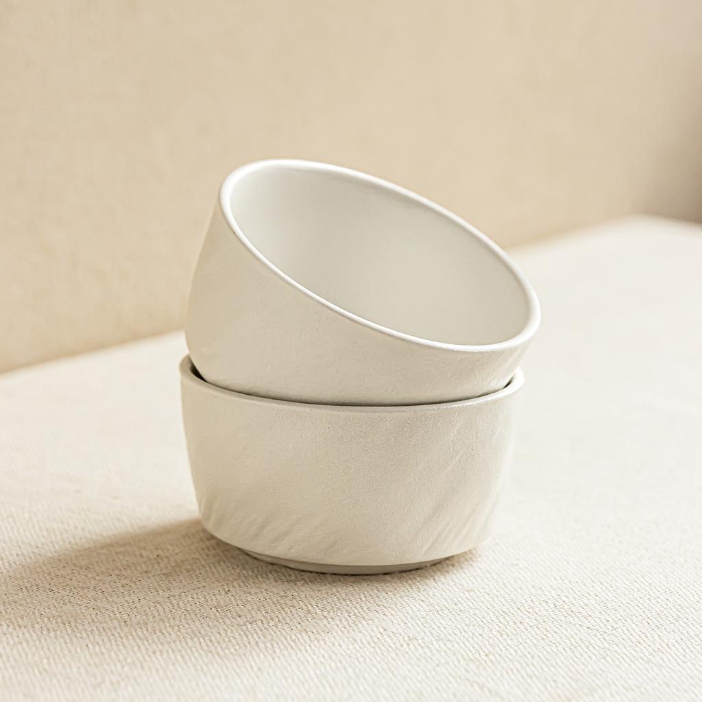 Продвинутая керамическая миска с узором под камень, домашняя миска для риса, салатница, простая посуда, маленькая миска, однотонная круглая миска