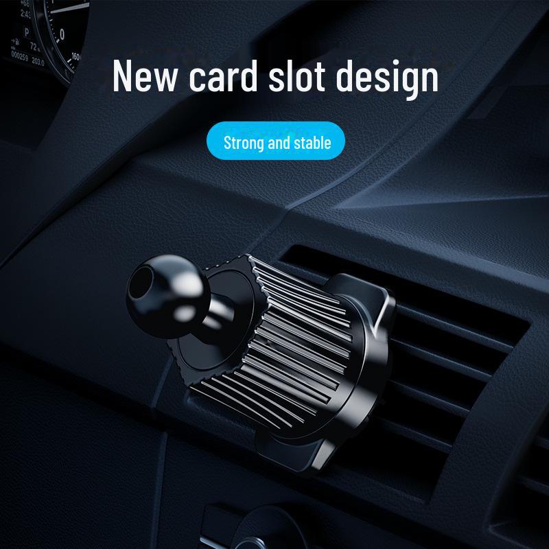 Автомобильный держатель для телефона на вентиляционную решетку с металлическим крючком для устойчивости