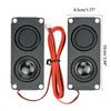 2pcs Audio Speaker Single Diaphragm Bass Computer Speaker DIY for Home Theater 10045 LED TV Speaker Audio System