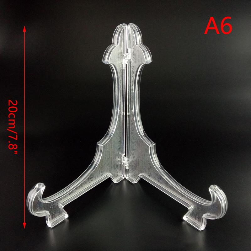 Прозрачные пластиковые мольберты, держатели для тарелок, фоторамки, подставка для фотокниг, переносная подставка для дисплея